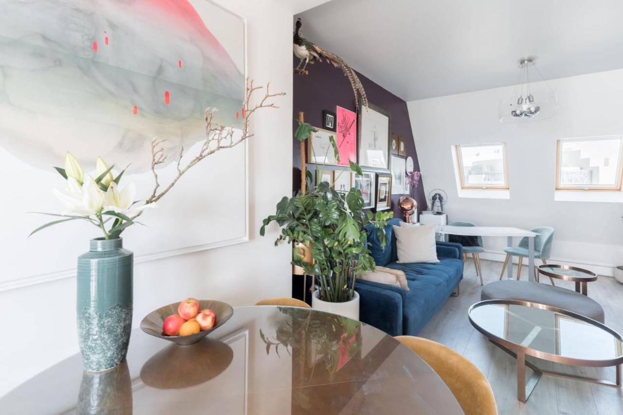 Bright And Homely 1 Bedroom Rooftop Apartment In The Marais In Paryż Zewnętrze zdjęcie